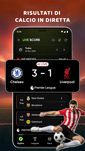 Risultati di Calcio in Diretta PC