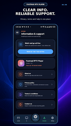 Footmad IPTV Player পিসি