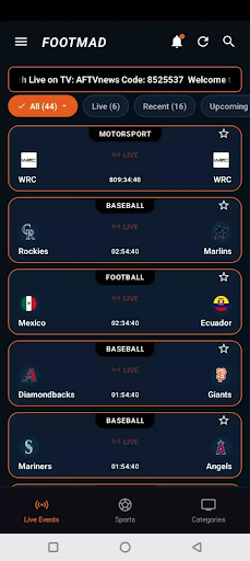 FootMad: Live Sports Streaming PC