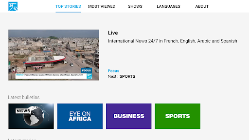 FRANCE 24 - Android TV PC