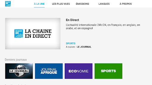 FRANCE 24 - Android TV PC