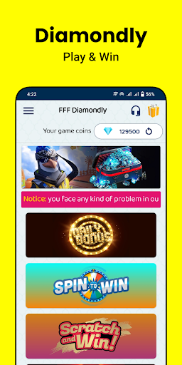 Diamondly: Play Win FFDiamonds ????