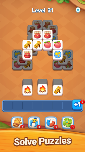 Snowy Town: Tile Wonders