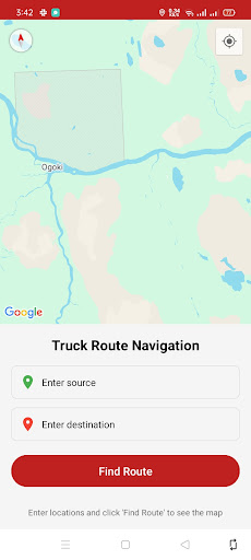 Truck GPS Route Navigation PC