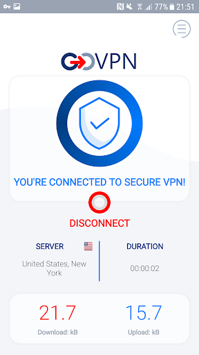 GOVPN VPN和安全的快速代理保护