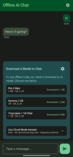 Offline AI Chat - Local LLM پی سی