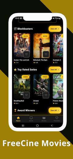 Freecine: Movies & TV Browser PC