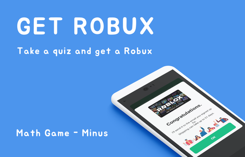 Get Robux Math - Minus Calc