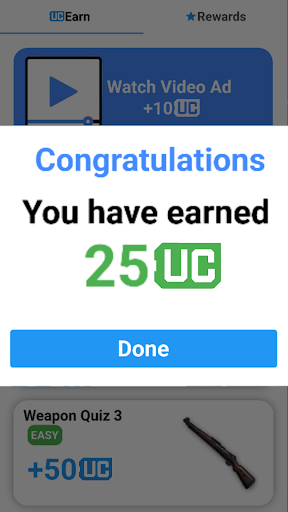 UC Reward Quiz - Earn UC پی سی