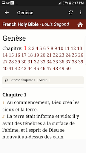 Bible en Français Louis Segond PC