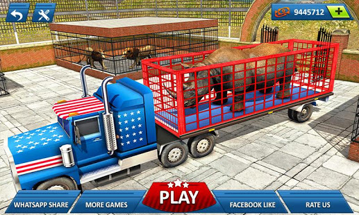 Download Offroad Wild Animal Truck Driver 2019 on PC with MEmu