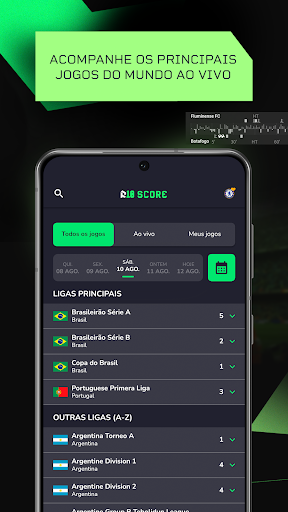 R10 Score - Resultados ao vivo para PC