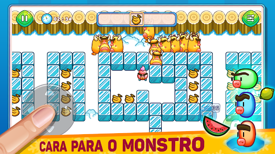 Baixe Fruit & Ice Cream - Ice cream war Maze Game no PC com MEmu