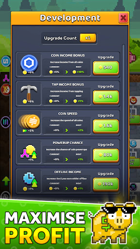 Bitcoin Miner Idle Tycoon Game PC