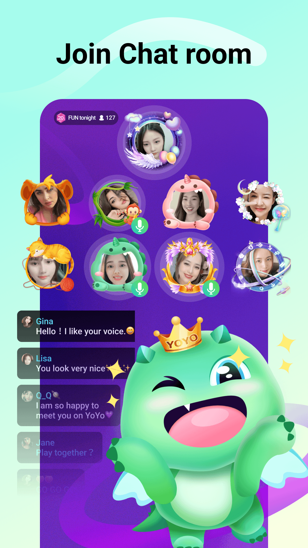 YoYo - Voice Chat Room, Games PC