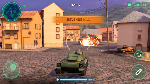 War Machines: Free Multiplayer Tank Shooting Games الحاسوب