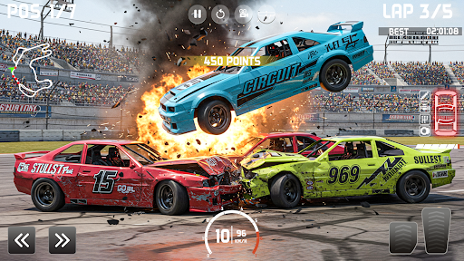 komputer Demolition Derby: Car Games