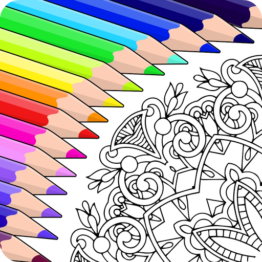 Download Kawaii Anime Girl ColoringBook App Free on PC (Emulator