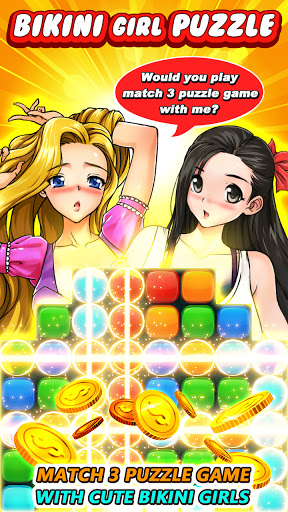 bikini girl puzzle PC