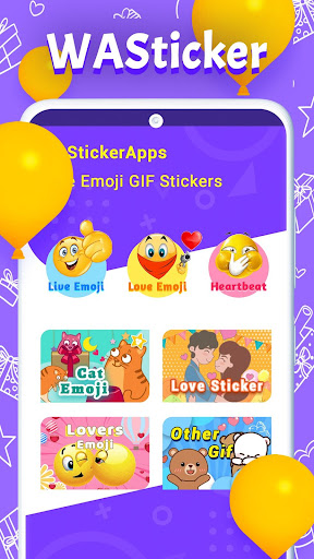 WAStickerApps Love Emoji GIF PC