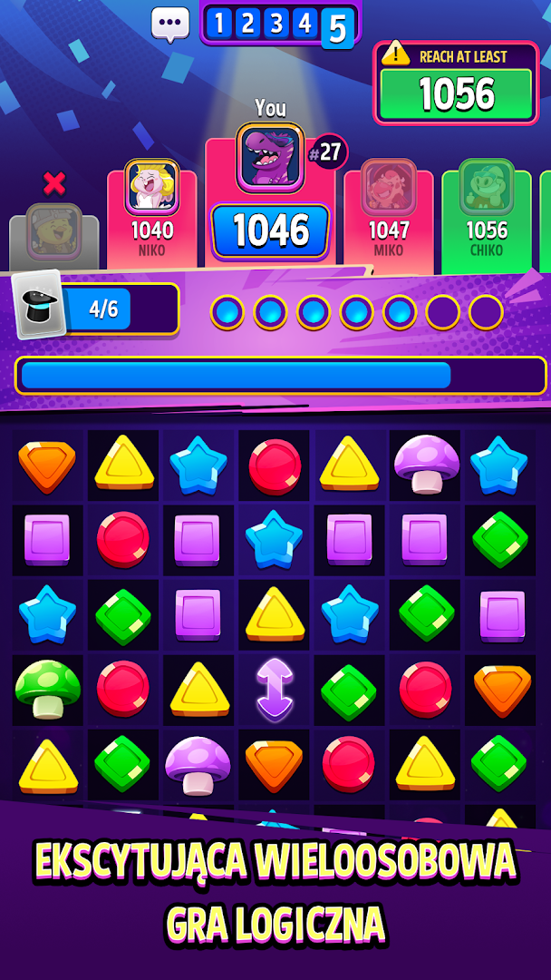 Match Masters - gra logiczna typu PVP Match 3 PC