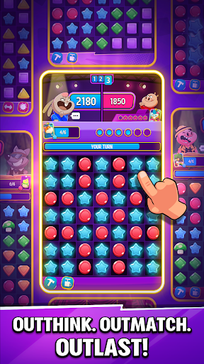 Match Masters - لعبة Match 3 متعددة اللاعبين