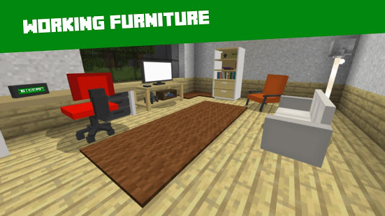 Мод на мебель в Minecraft PE ПК