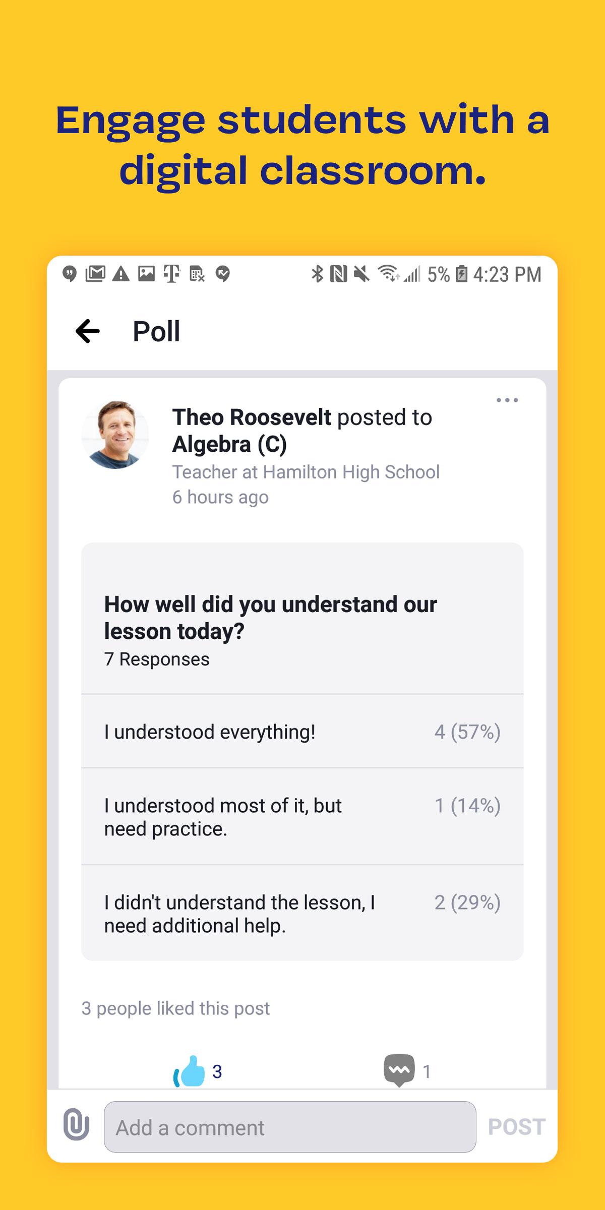 Edmodo الحاسوب