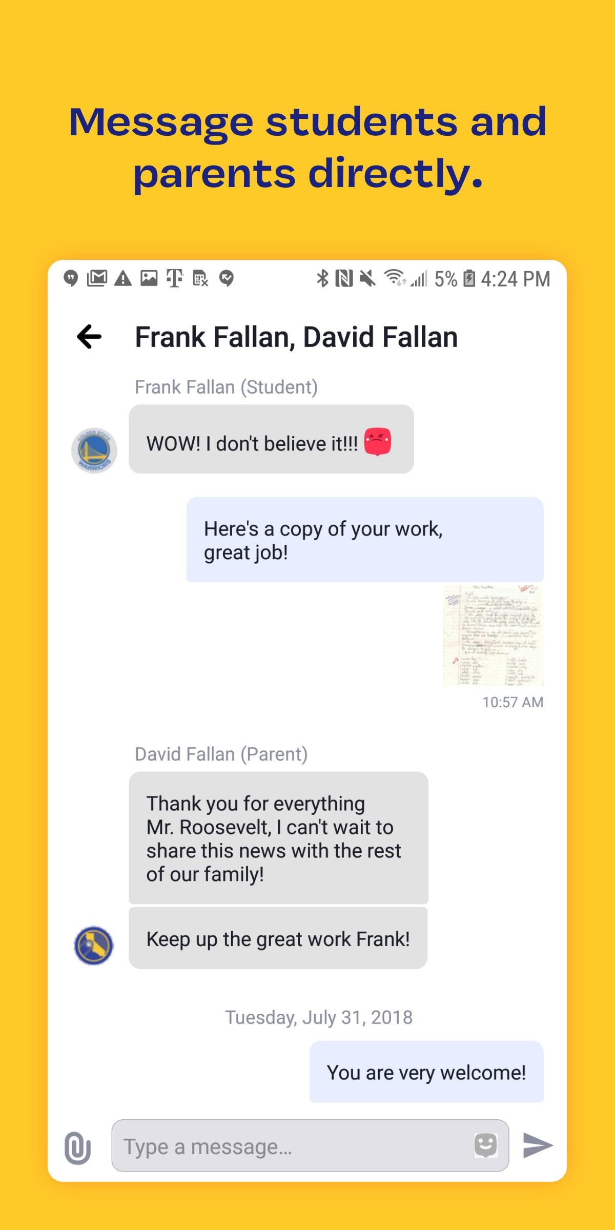 Edmodo الحاسوب