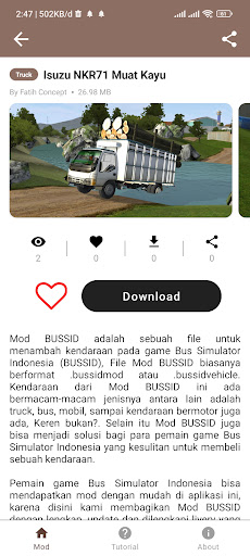 Mod Bussid Truck Offroad PC