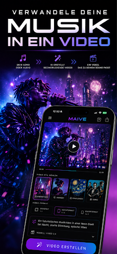 Video Editor mit Musik: MAIVE