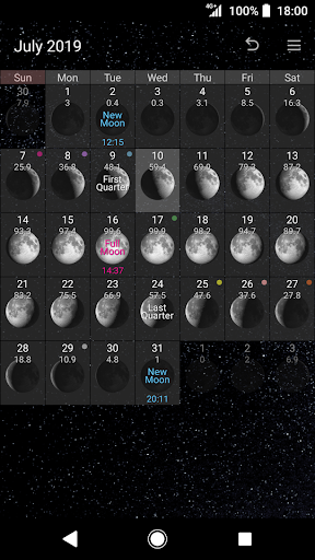 Simple Moon Phase Calendar para PC