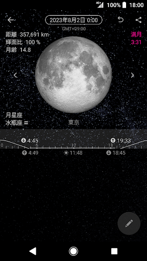 シンプル月齢カレンダー PC版