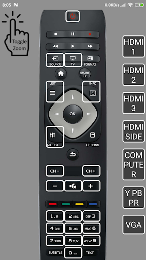 PHILIPS TV IR remote simple PC