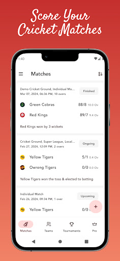 CricScorer-Cricket Scoring App پی سی