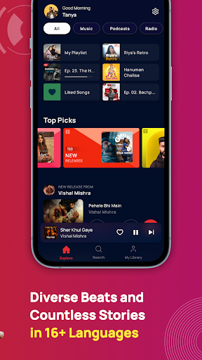 Gaana: Music App, MP3 Songs پی سی