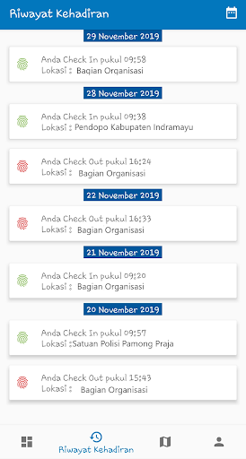 Presensi Mobile Pemkab Indrama PC