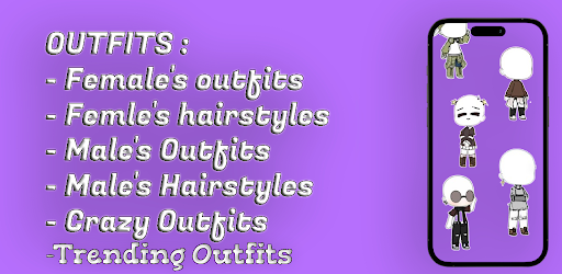 Gacha Outfits and Hairstyles ПК