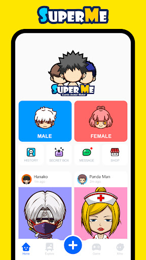 SuperMe 酷臉 - 製作動漫卡通頭像電腦版
