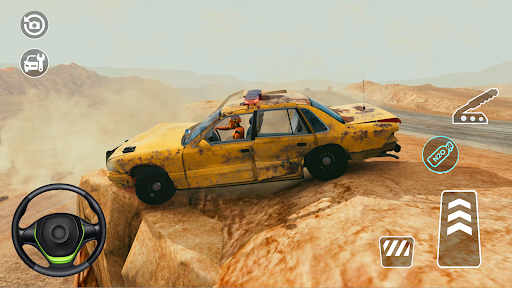 Jumping Car Damage Test Game PC