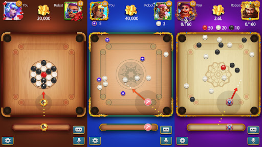 Carrom Lite-Board Offline Game