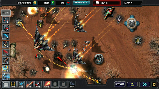komputer Tower Defense Legend War SciFi