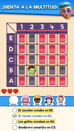 That's My Seat - Logic Puzzle