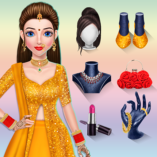 Indian Wedding: DressUp Makeup پی سی