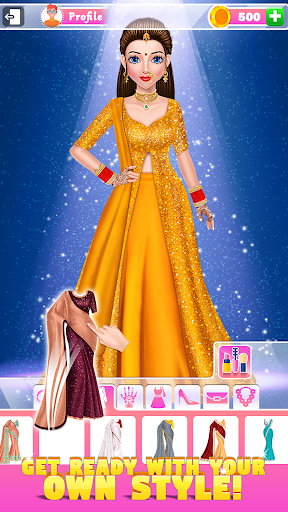 Indian Wedding: DressUp Makeup پی سی