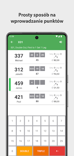 Dart Scoreboard Rzutki Licznik PC