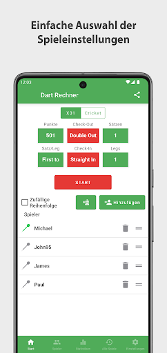 Dart Rechner App Punkte Zähler PC