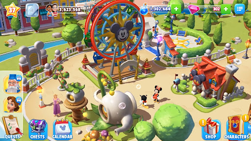 O Reino Mágico da Disney Construa um Parque Mágico