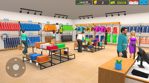 Garments Shop - Simulator Game পিসি