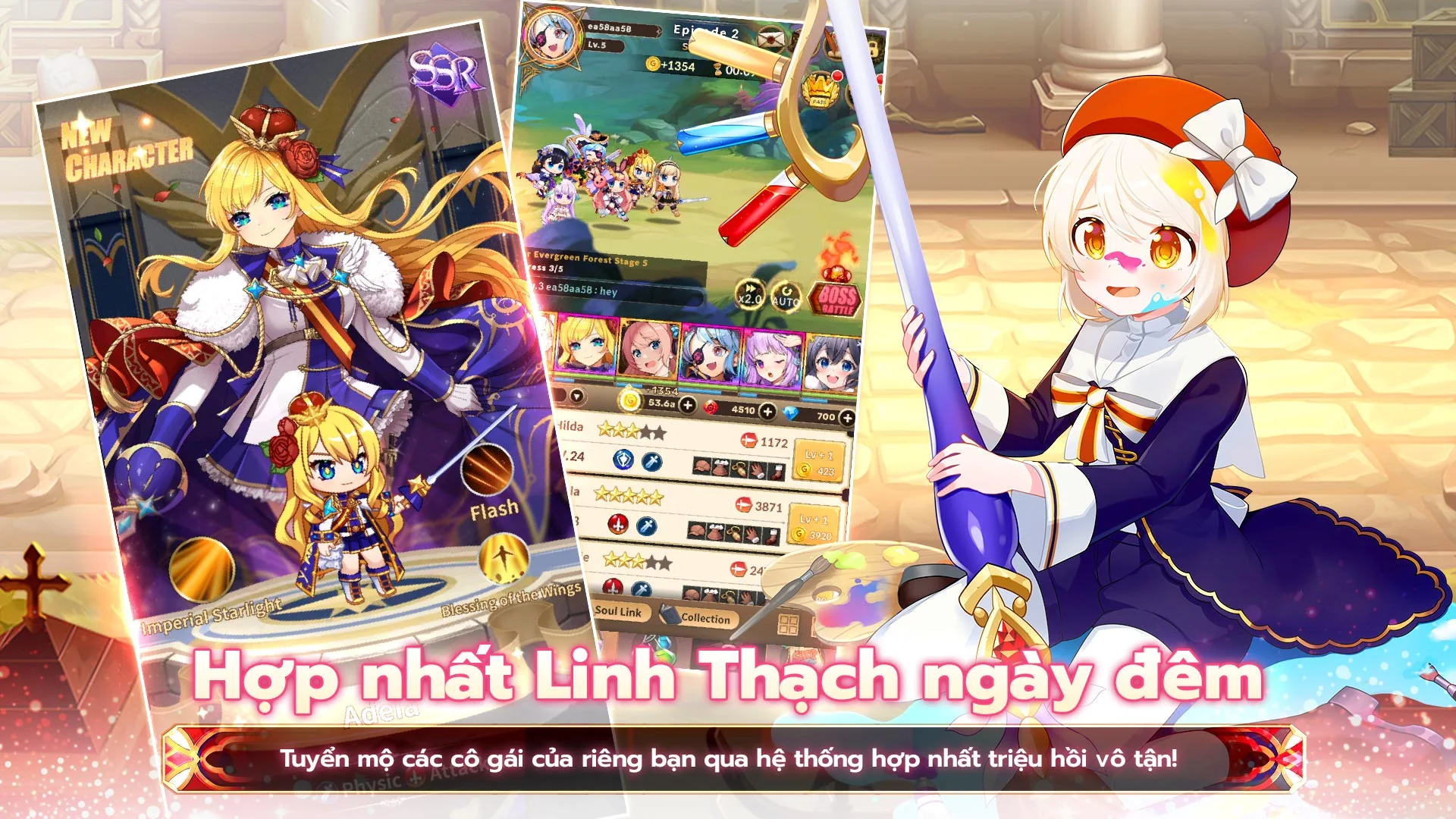 Merge Girls : Idle RPG PC